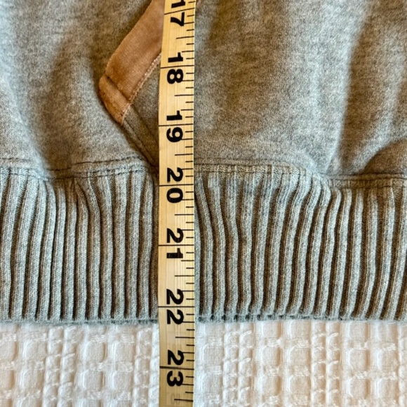 NWT Abercrombie&Fitch "Ezra Fitch" Lux Gray Hoodie Size Medium - Picture 8 of 8